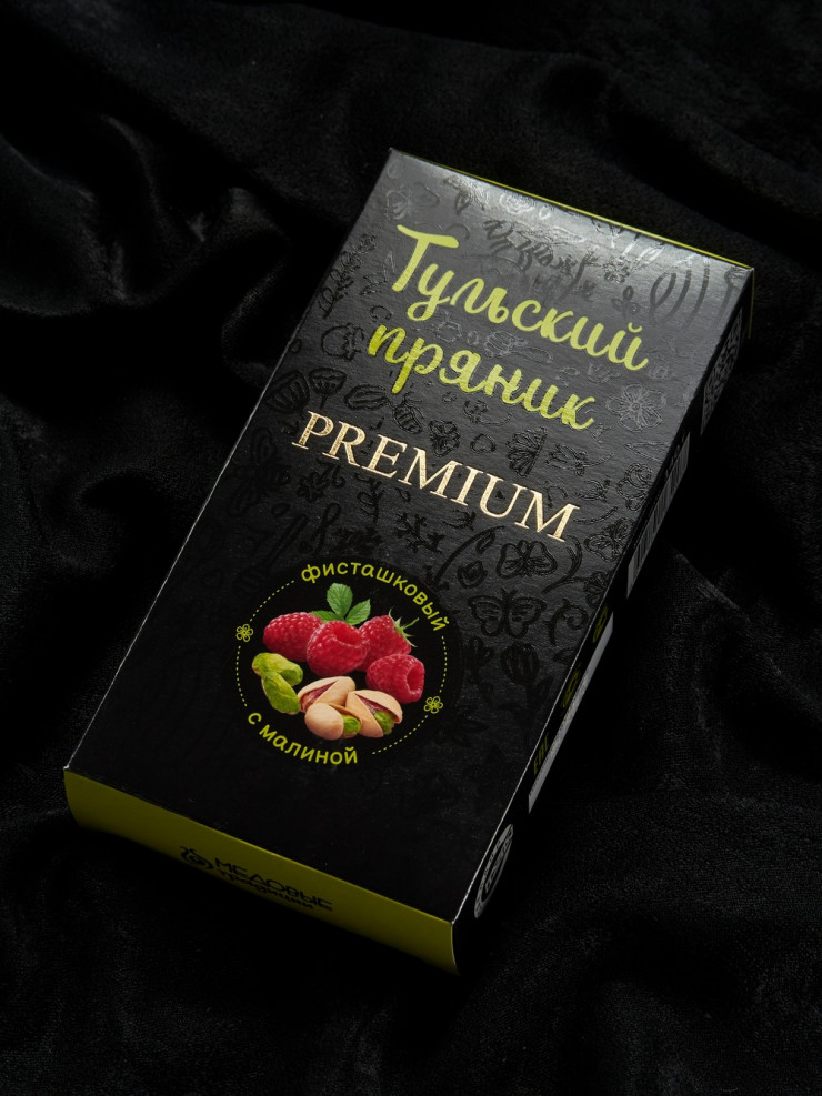 Тульский пряник "Фисташковый с малиной" 140 гр Тульский пряник "Фисташковый с малиной" 140 гр
