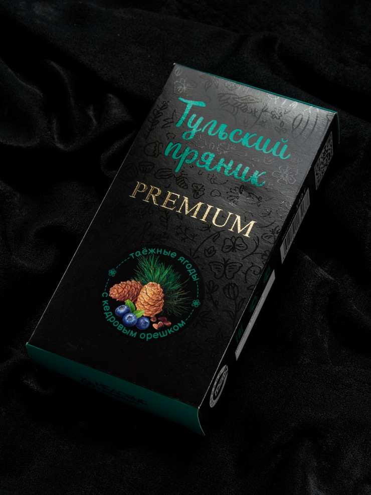 Тульский пряник "Таёжные ягоды с кедровым орешком" 140 гр Тульский пряник "Таёжные ягоды с кедровым орешком" 140 гр