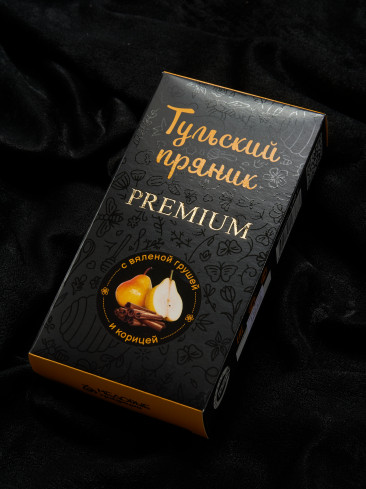 Тульский пряник PREMIUM "С вяленой грушей и корицей" 140 гр Тульский пряник PREMIUM "С вяленой грушей и корицей" 140 гр