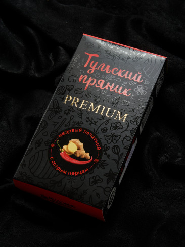 Тульский пряник PREMIUM "Медовый печатный с острым перцем" 140 гр