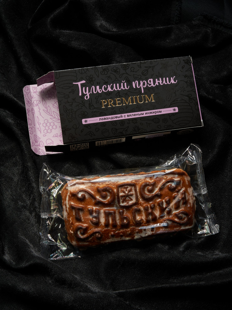 Тульский пряник "Лавандовый с вяленым инжиром" 140 гр