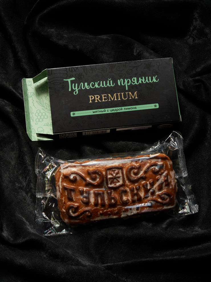 Тульский пряник "Мятный с цедрой лимона" 140 гр