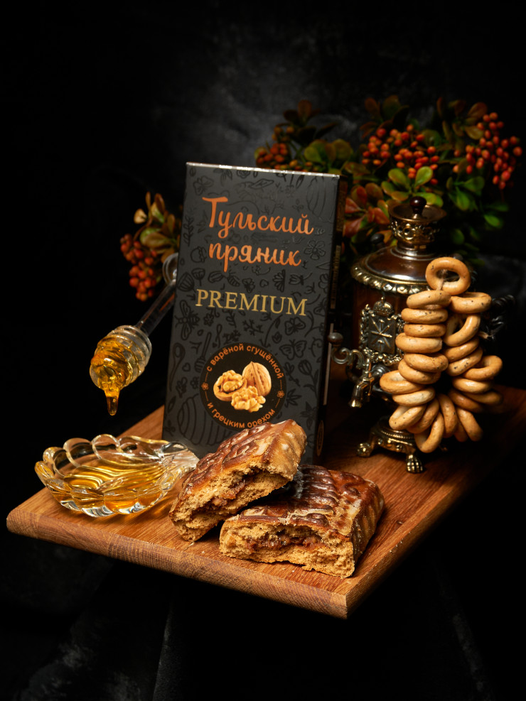 Тульский пряник "С вареной сгущенкой и грецким орехом" 140гр